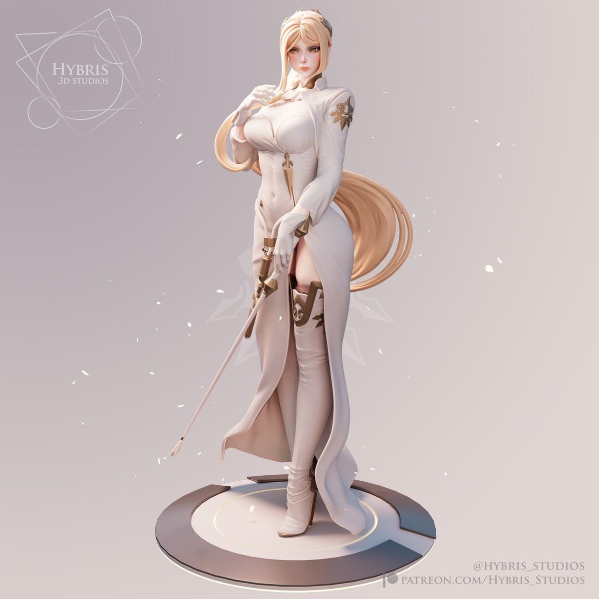 Yorha Commander White resin figure
