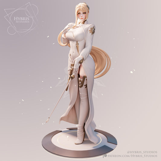 Yorha Commander White resin figure