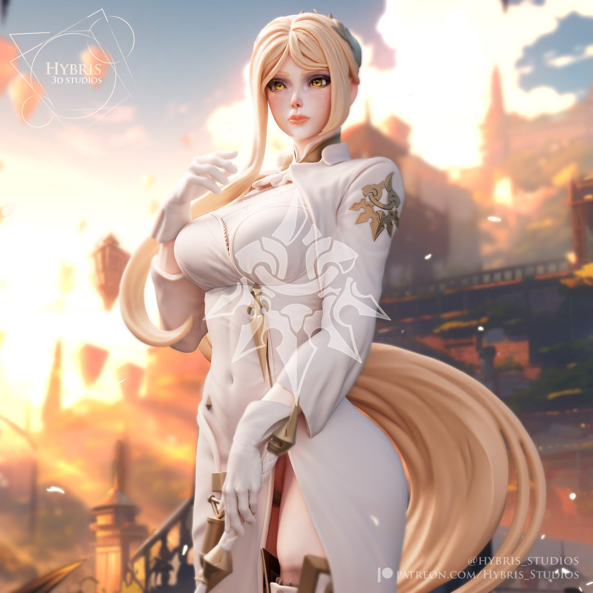 Yorha Commander White resin figure