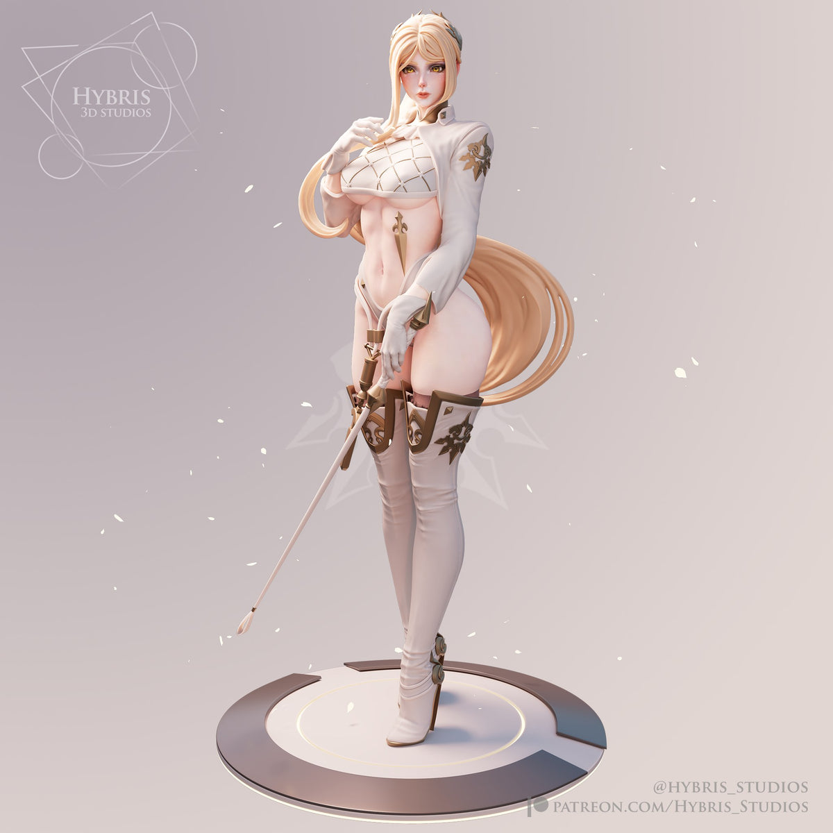 Yorha Commander White resin figure