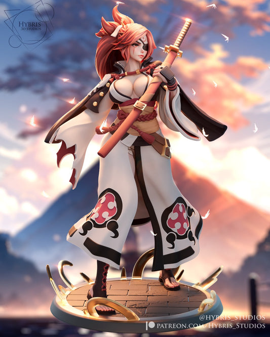 Baiken resin figure