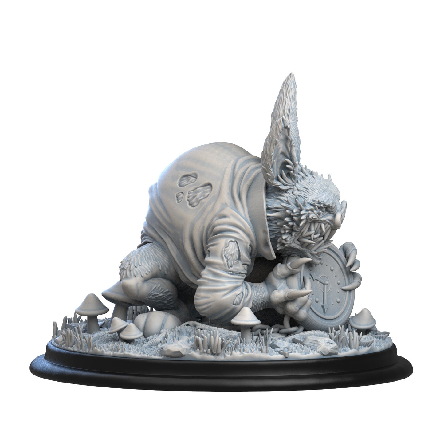 Alice in Creepyland — White Rabbit | 3D Printed Figure | Art Piece | Siryll | Nerdy Creations