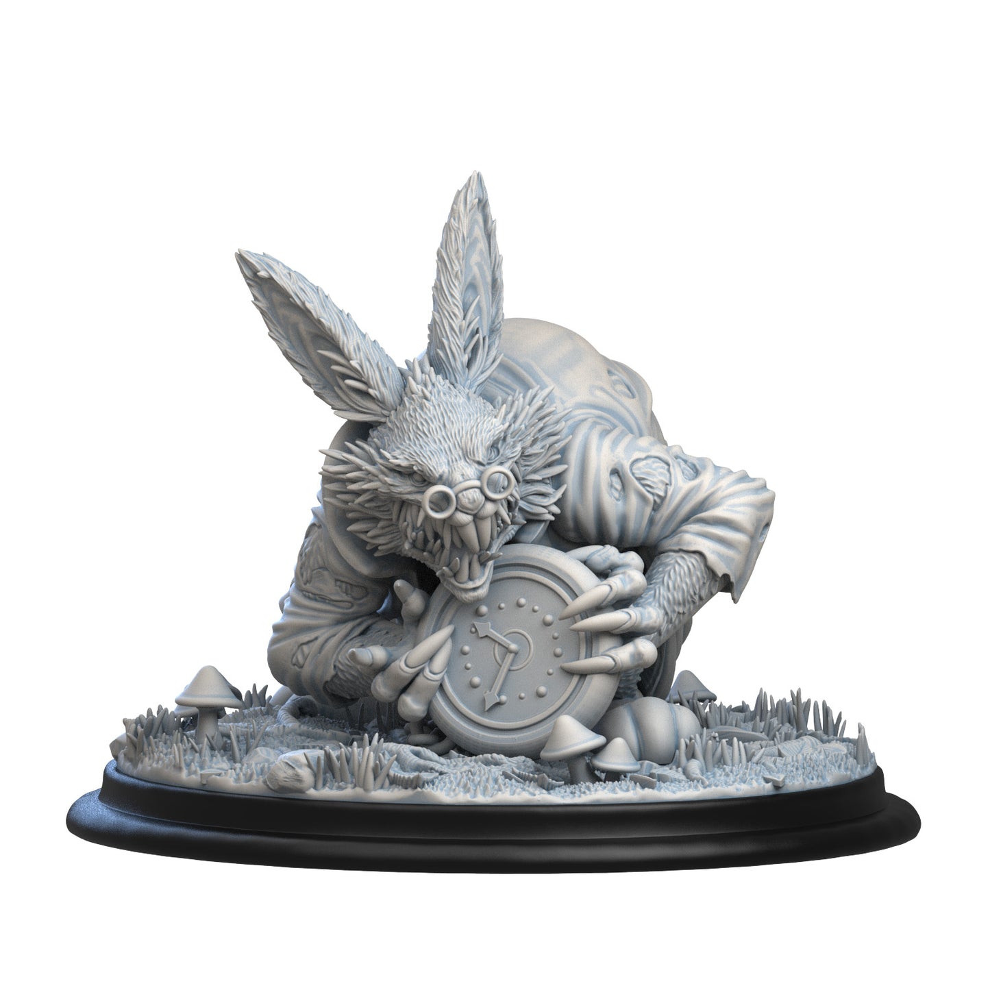 Alice in Creepyland — White Rabbit | 3D Printed Figure | Art Piece | Siryll | Nerdy Creations