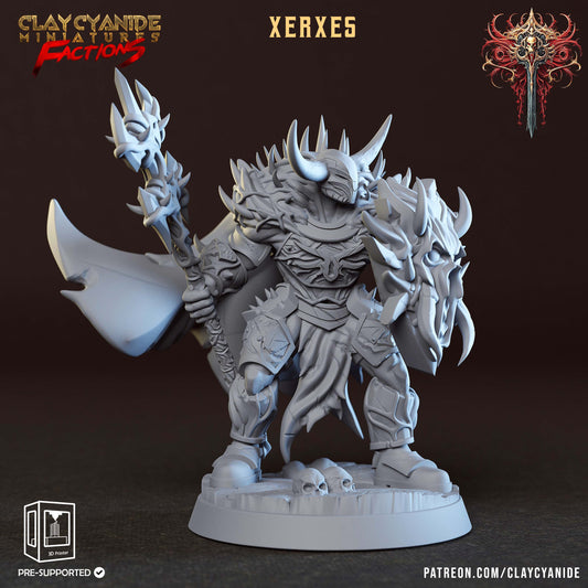Xerxes - Clay Cyanide Miniatures resin figure