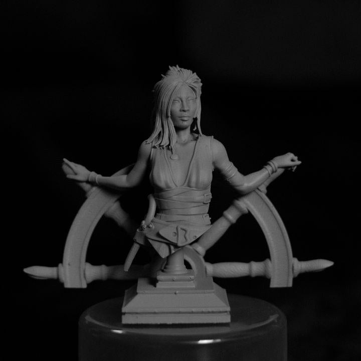 Zheng Xheng resin figure