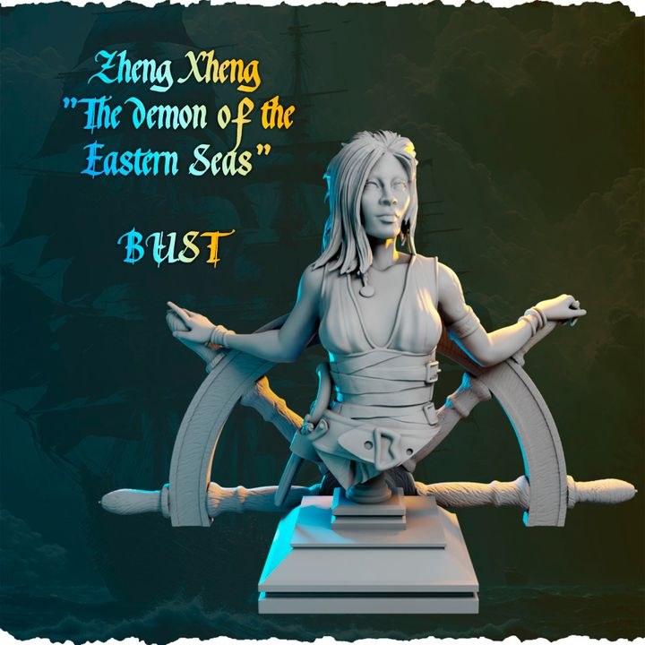 Zheng Xheng resin figure