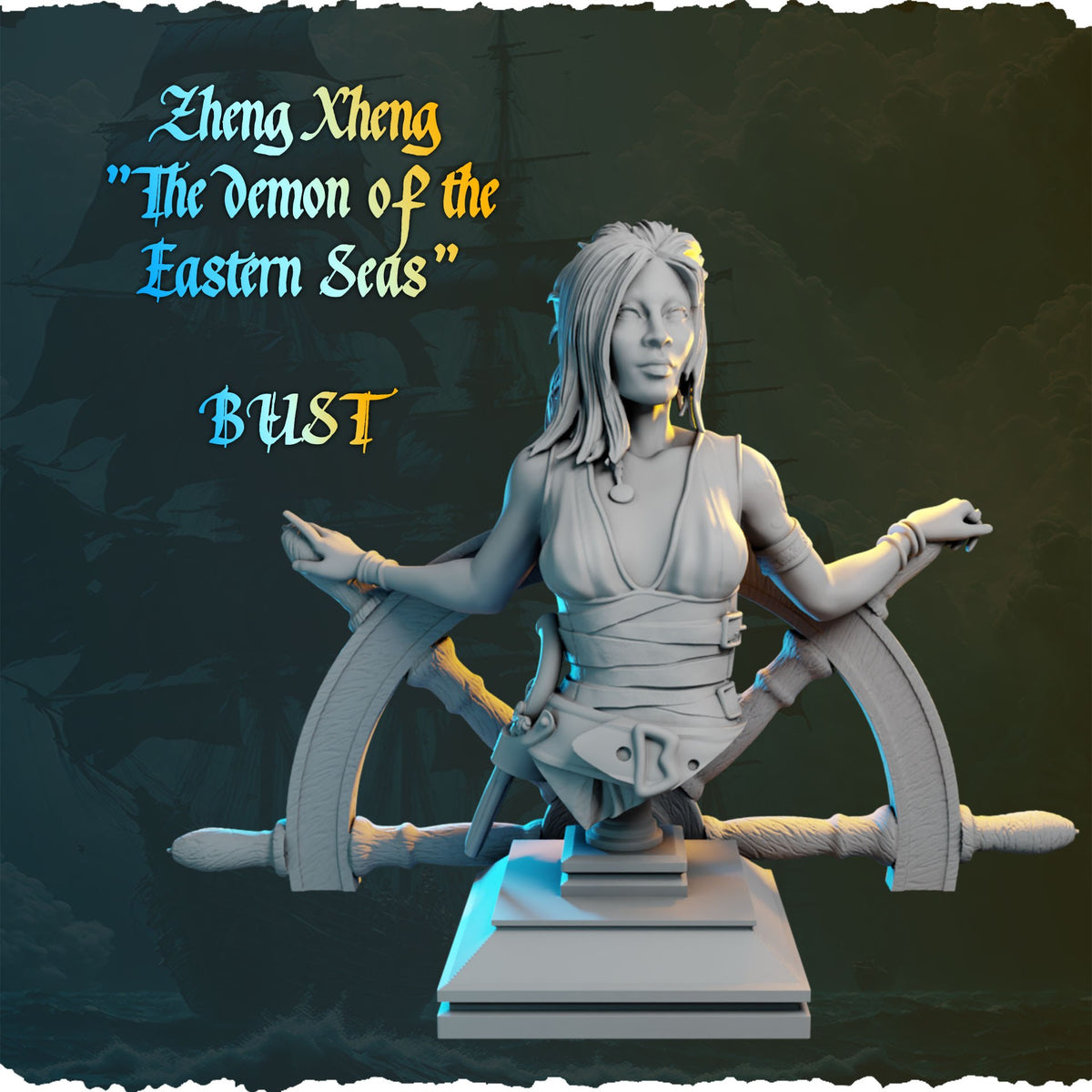 Zheng Xheng resin figure