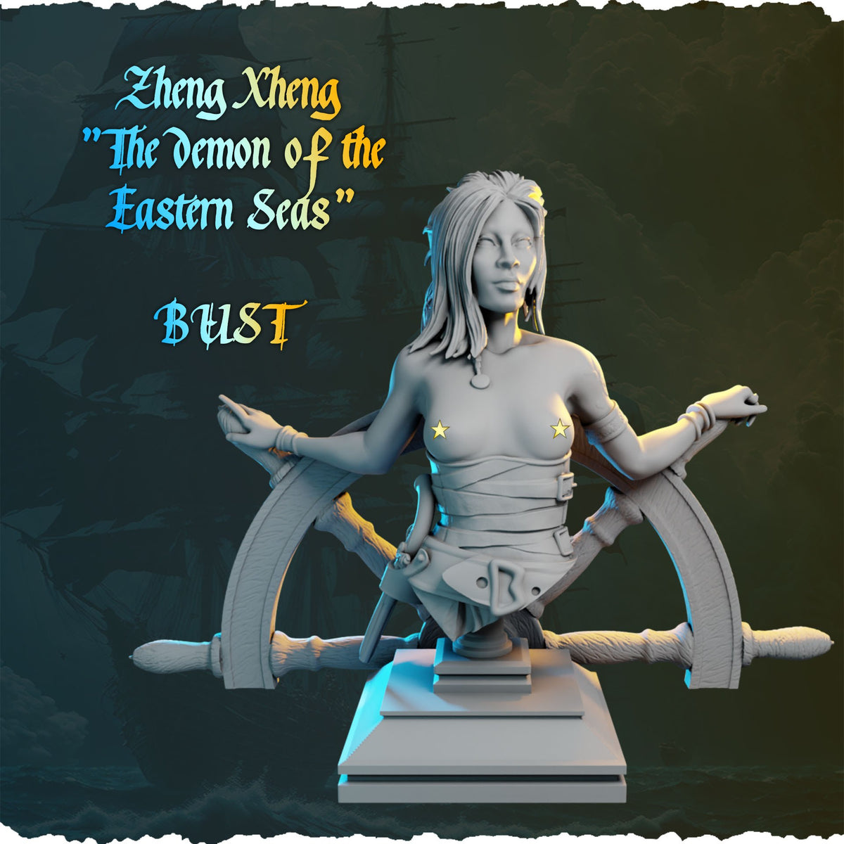 Zheng Xheng resin figure