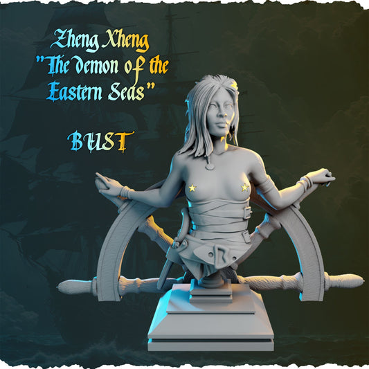 Zheng Xheng resin figure